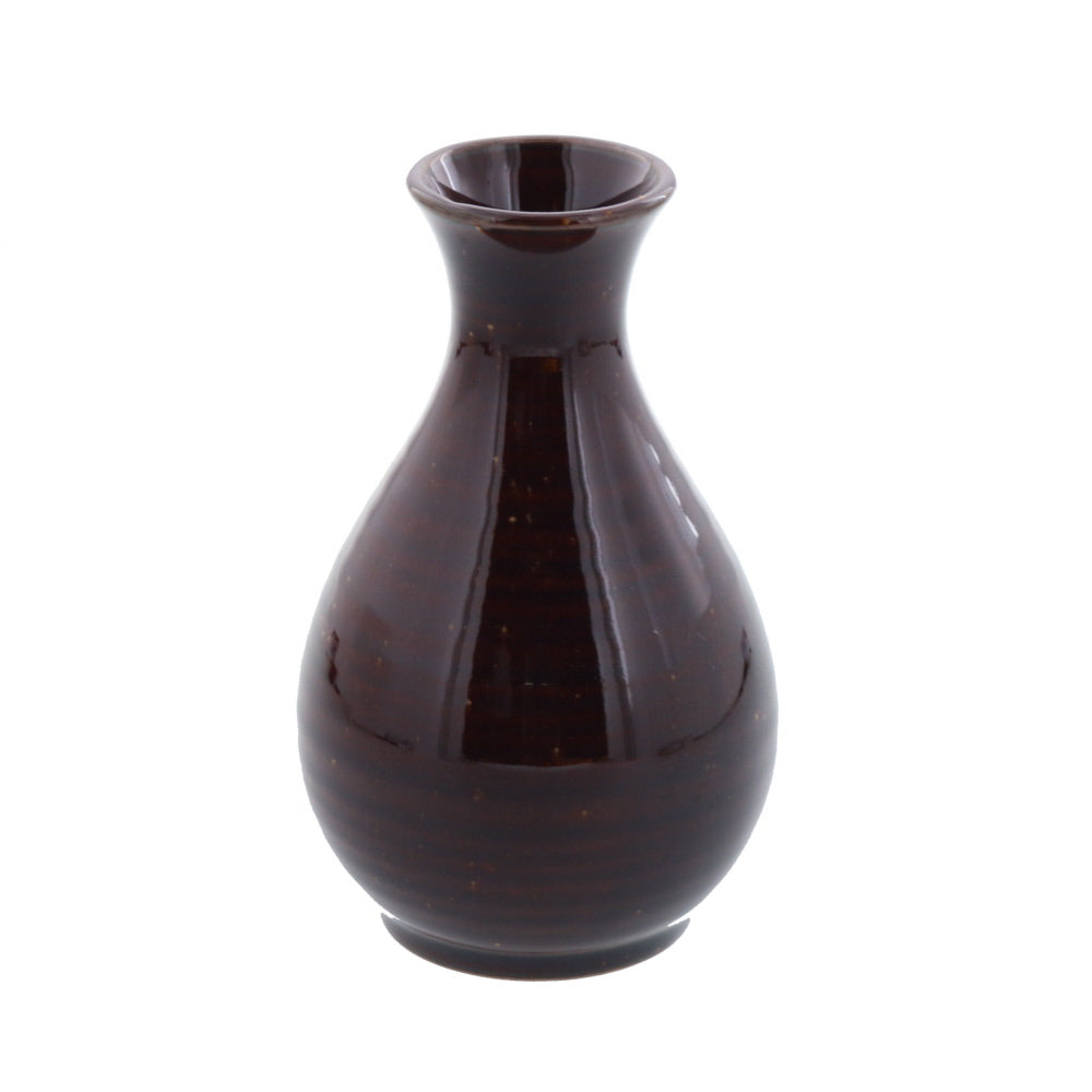 6.45 oz  Porcelain Sake Bottle Tokkuri - Gold Crystal