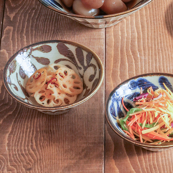 Ryukyukarakusa 5" Multi-Purpose Bowls Set of 2 - Mahogany