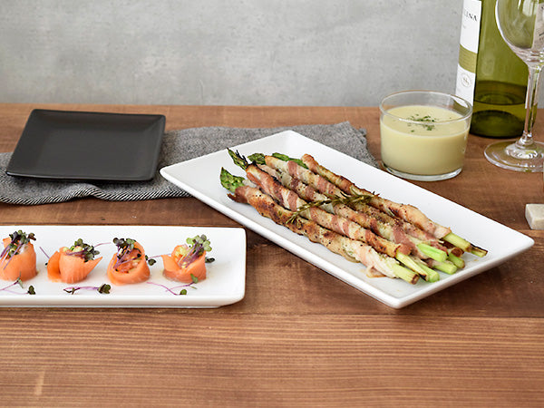LAPIS 11" White Rectangular Plate