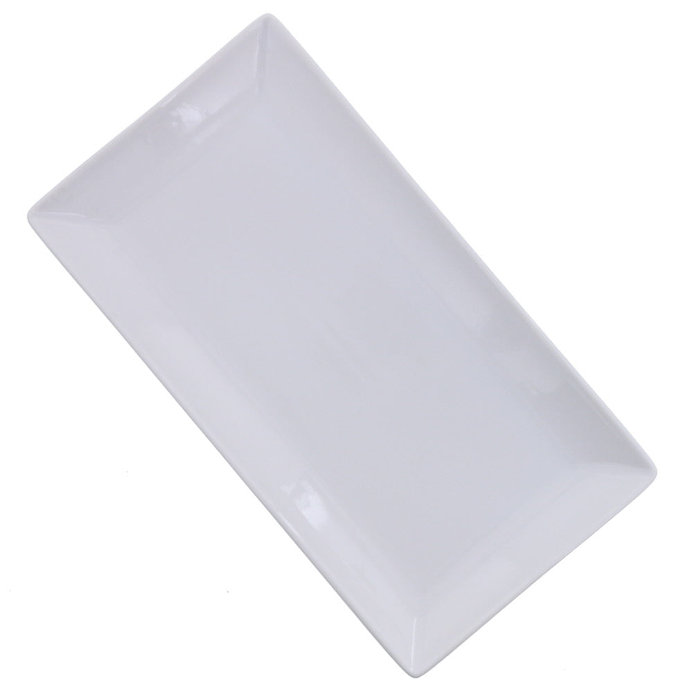 LAPIS 11" White Rectangular Plate