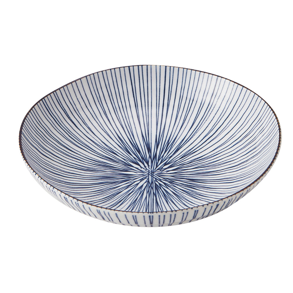 Hoso Tokusa Blue and White Bowl