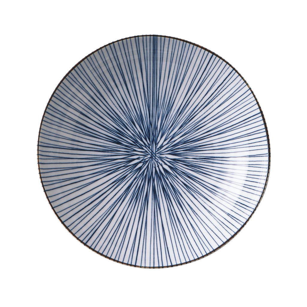 Hoso Tokusa Blue and White Bowl