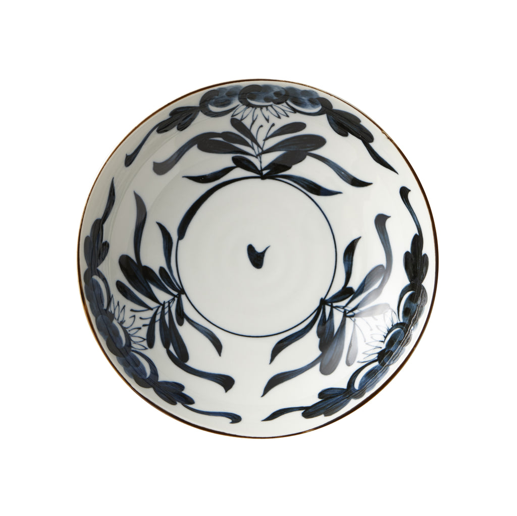 Kodai-Kusabana Black and White Bowl