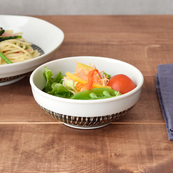 Tobikanna 5.2" Salad Bowls Set of 2 - Brown