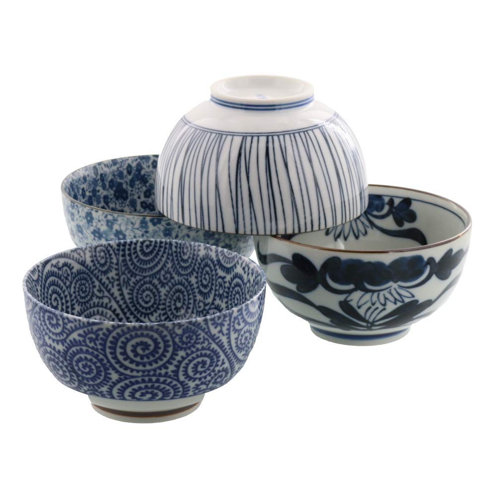 Multi-Purpose Japanese Donburi Bowl Set of 4 - Small