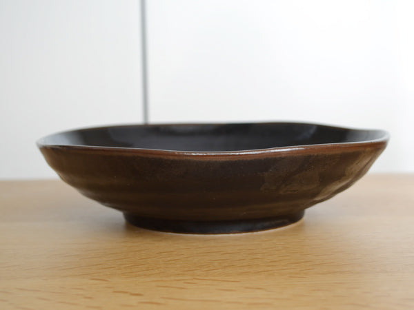 27 oz Stylish Pasta Bowl Set of 2 Yuzu Tenmoku Black
