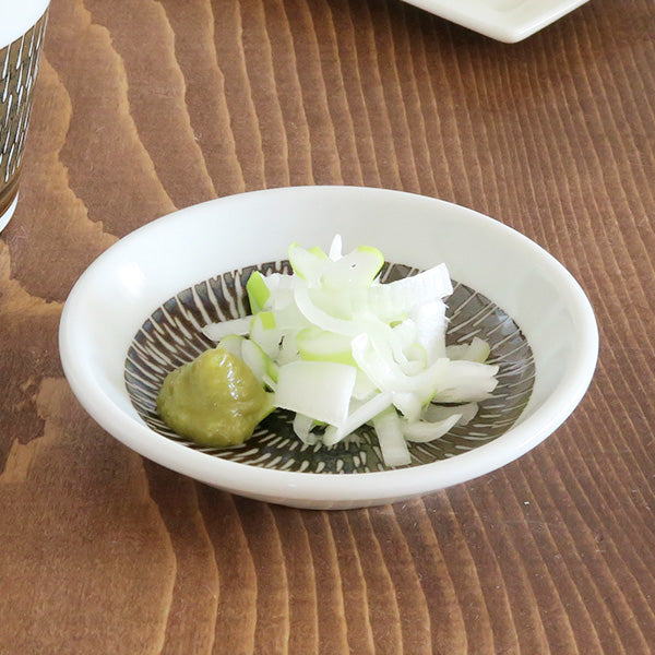 Tobikanna Condiment Dishes Set of 4 - Brown