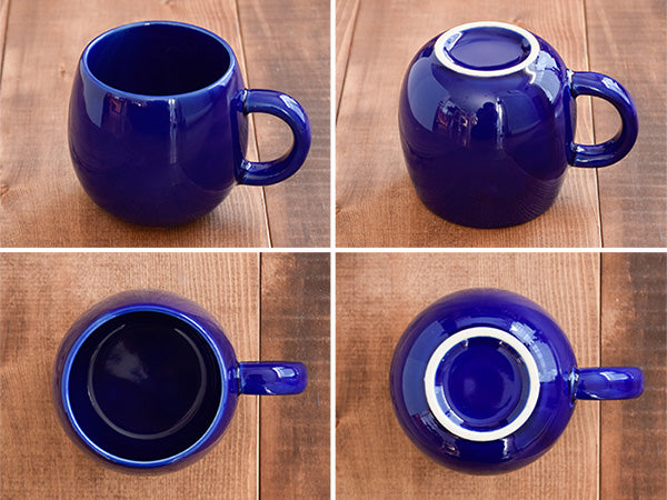 COLONT Ceramic Coffee Mugs Set of 2 - Navy Blue