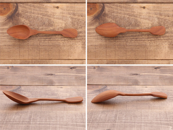 6.9" Vintage Style Sawo Wooden Spoons Set of 5 - Large