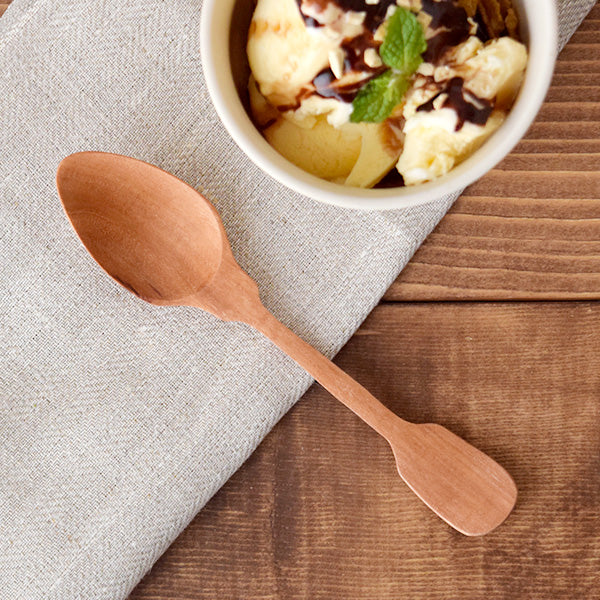 5.9" Vintage Style Sawo Wooden Spoons Set of 5 - Medium