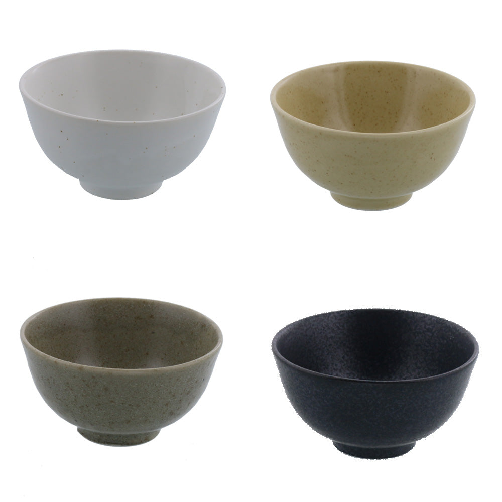 4.3" Assorted Rice Bowls Set of 4