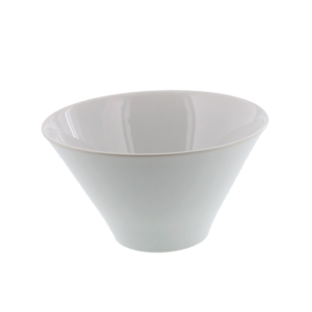 26 oz Small White Trapezoidal Bowl