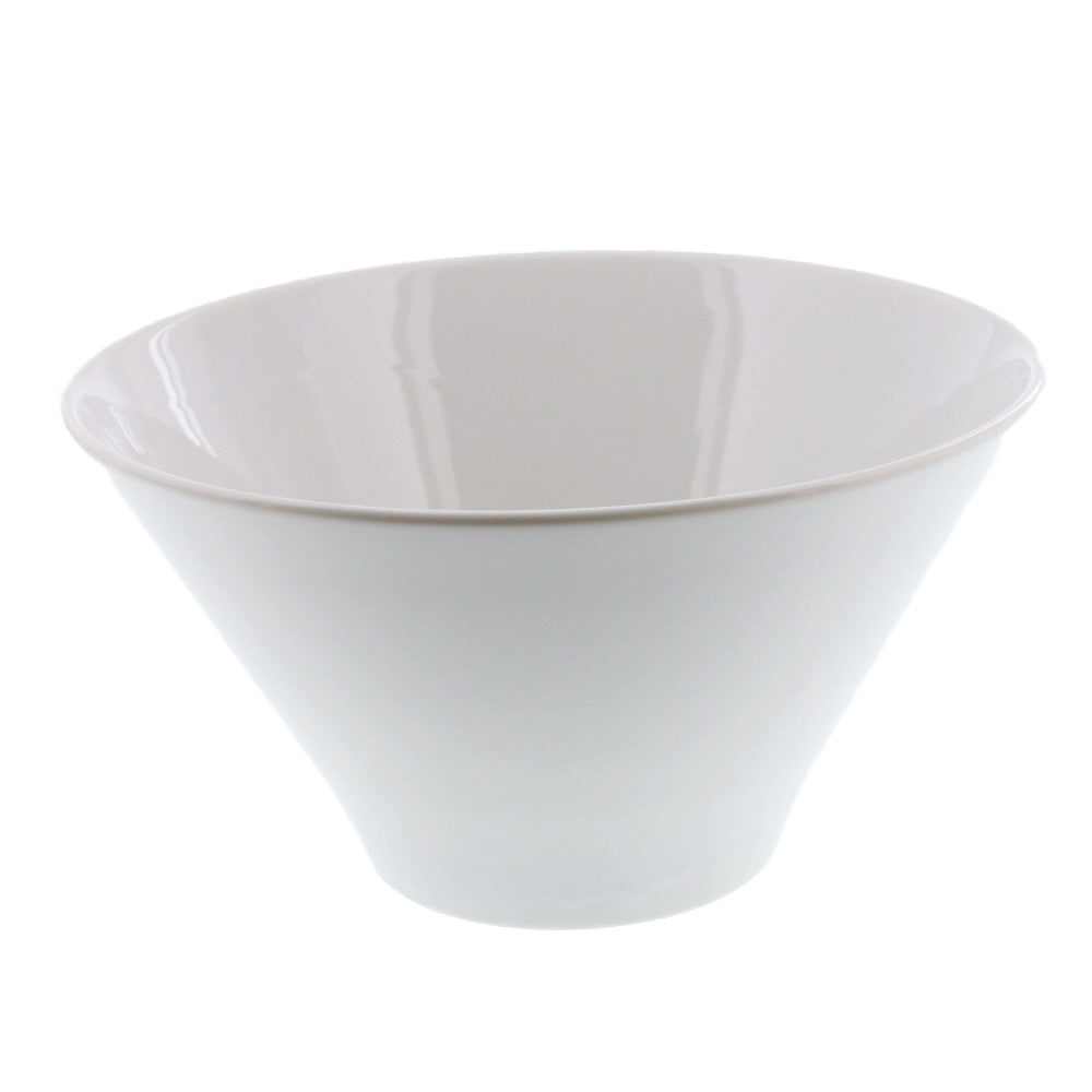 44 oz White Trapezoid Bowl - Medium
