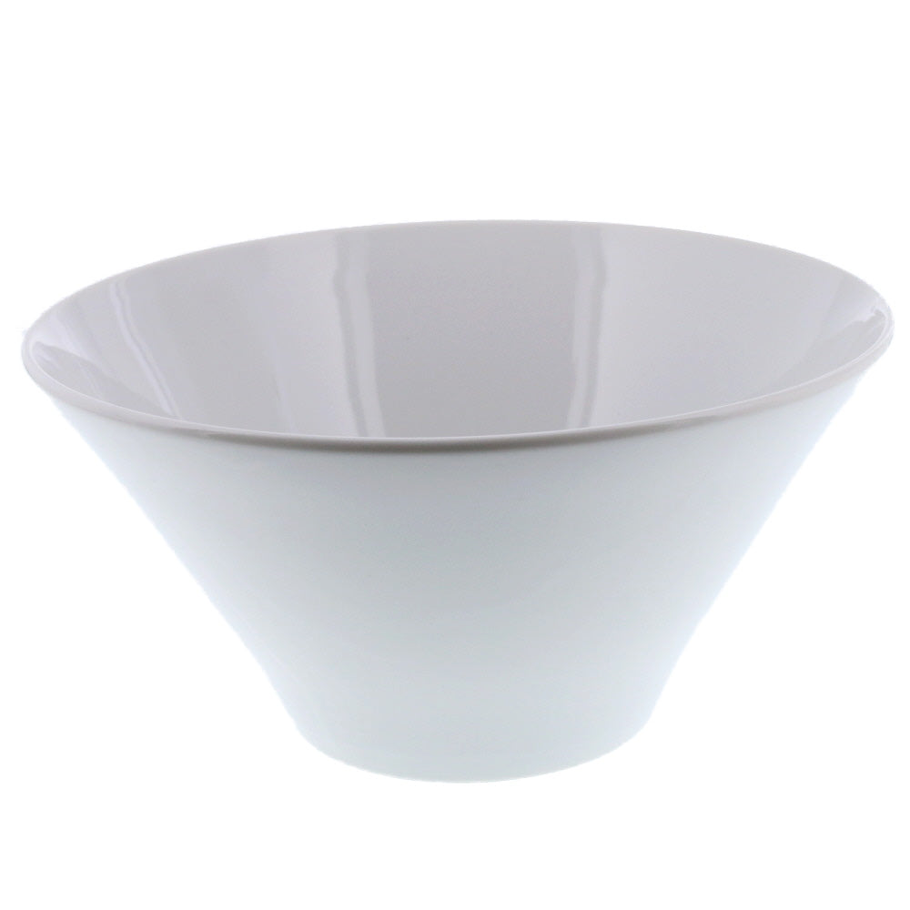61 oz White Trapezoidal Bowl - Large