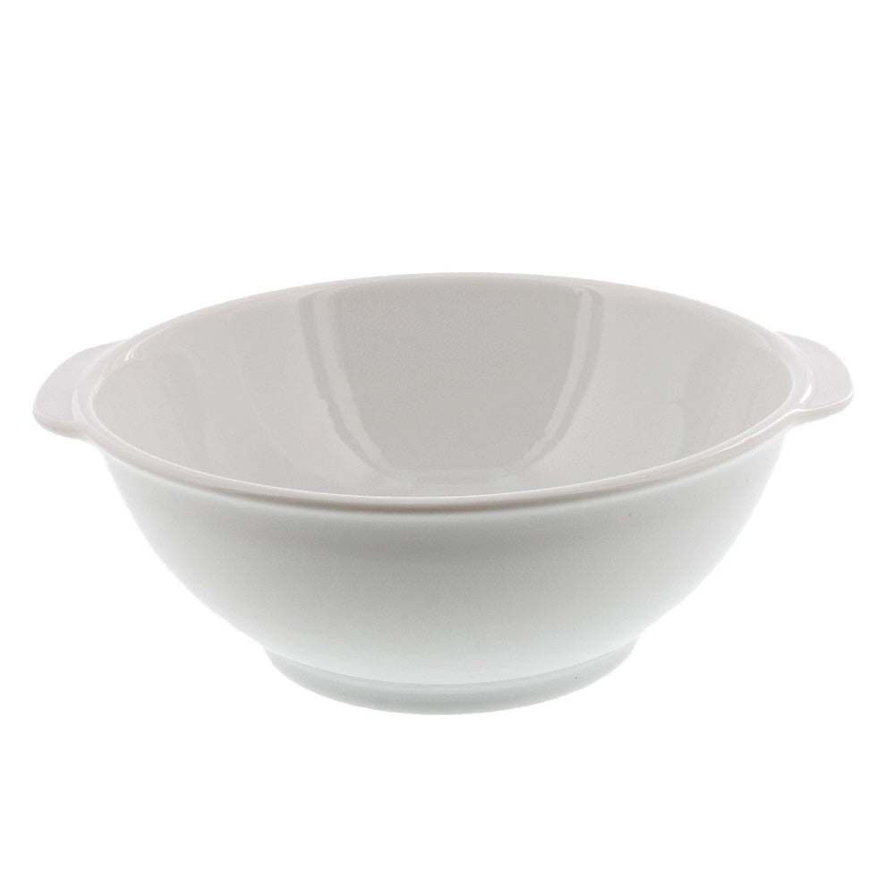 Multi-Purpose White Bowl with Handles - Large
