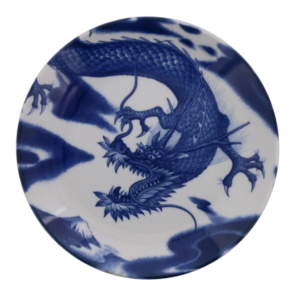 Blue and White Donburi Bowl - Dragon