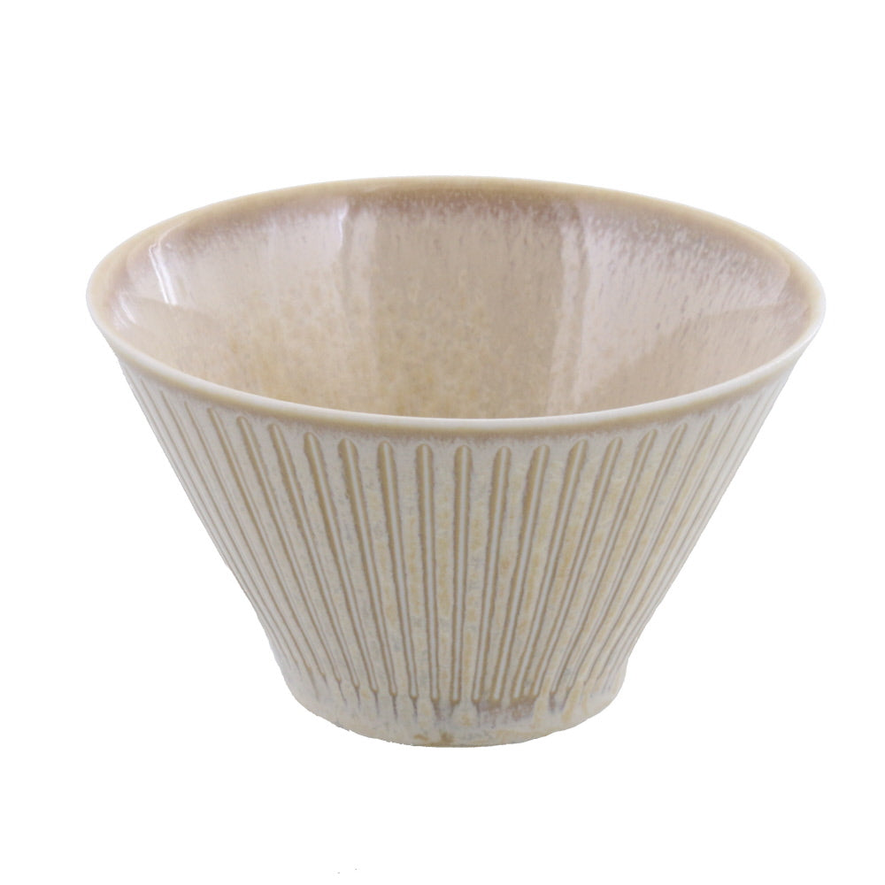 Beige Trapezoidal Ramen Donburi Bowl - Extra Small