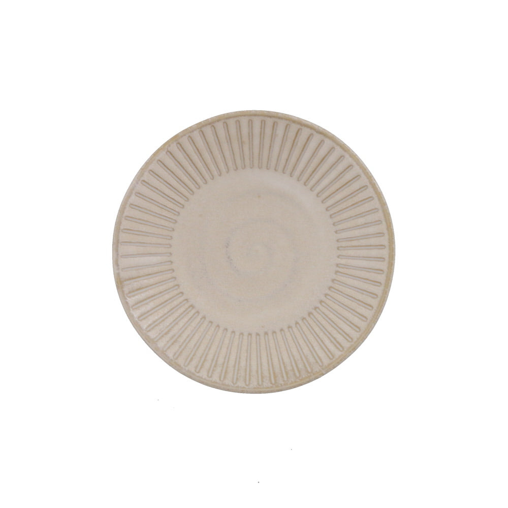 Shaved Tokusa Condiment Dish - Beige