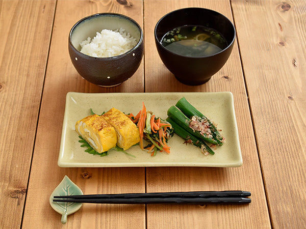 Rectangular Appetizer Plate Set of 4 - Yellow