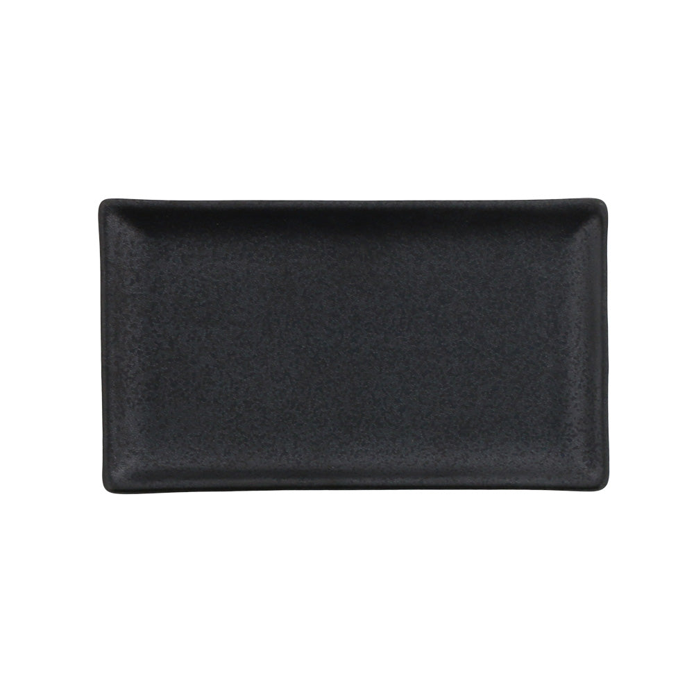 Rectangular Appetizer Plate Set of 4 - Black
