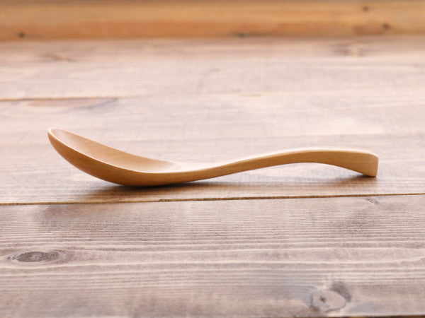 Hand-Made Wooden Soup Spoon Set of 8