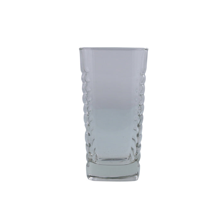 Ribbed Glass Tumbler