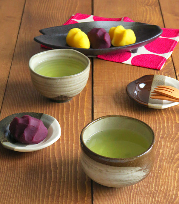 Brown Matcha Bowls Set of 4