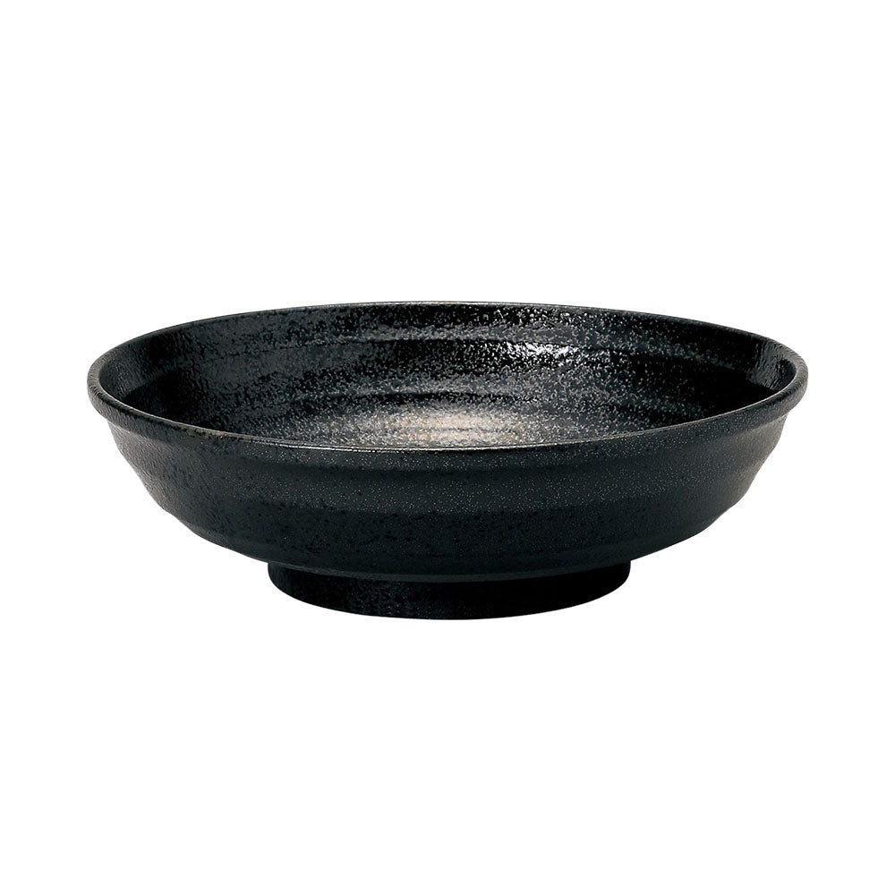 Kokuyou Black Shallow Pasta Bowl - Small