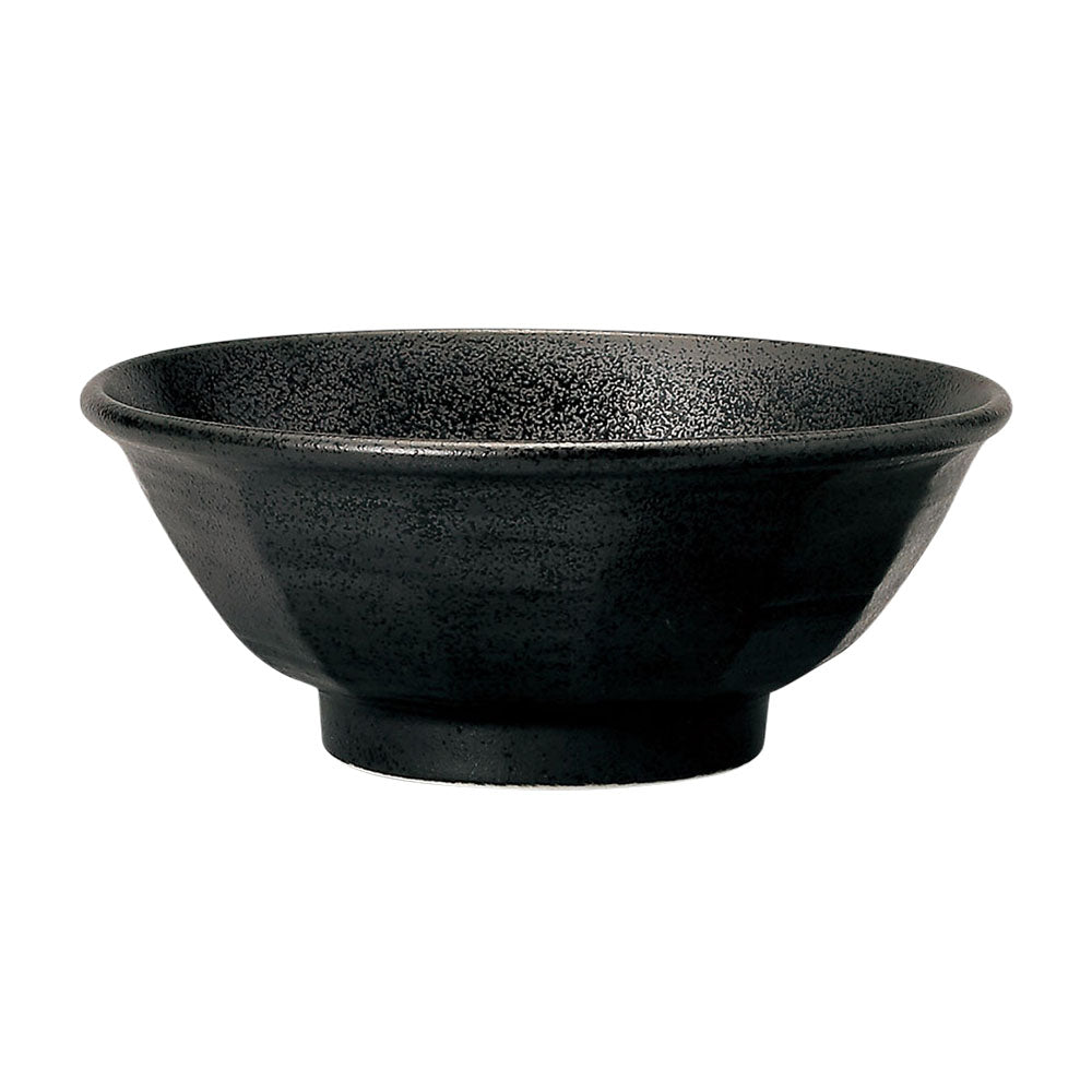 8.5" Shaved Design Kokuyou Donburi Bowl - Black