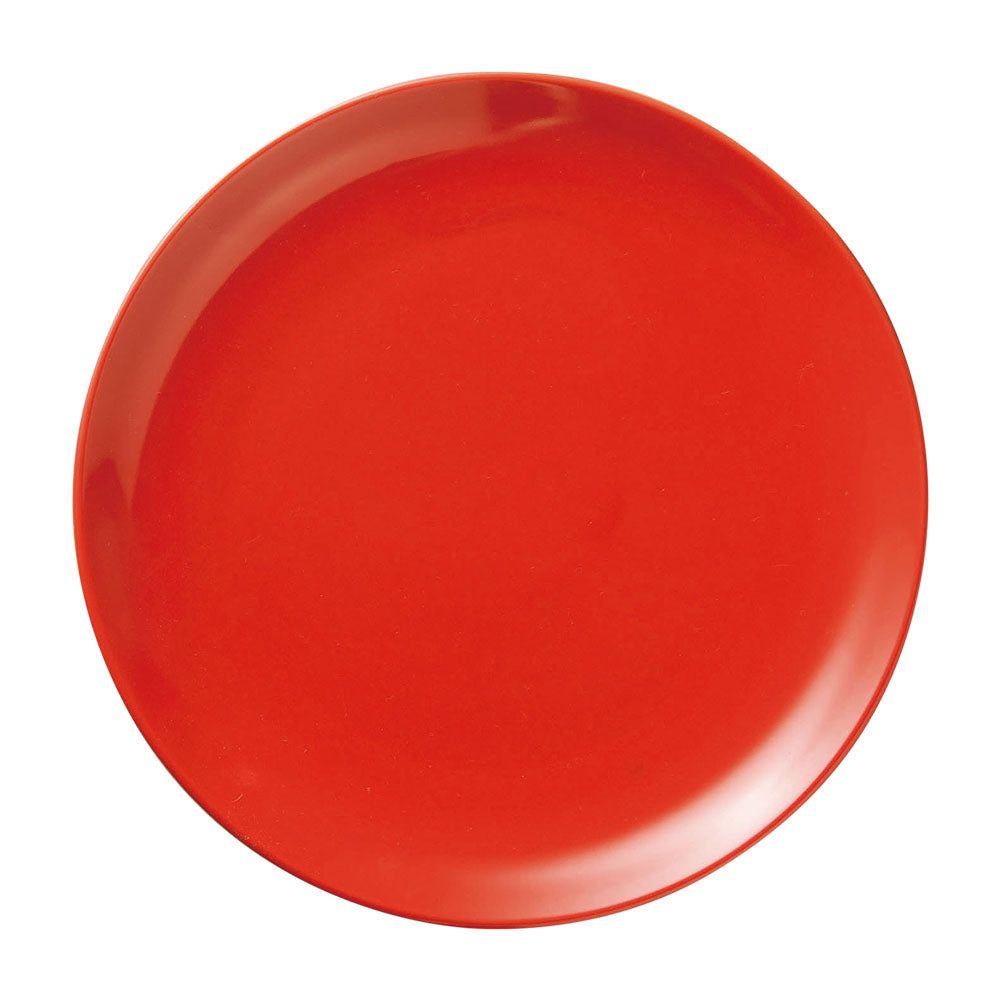 10.2" Round Appetizer Plate - Red