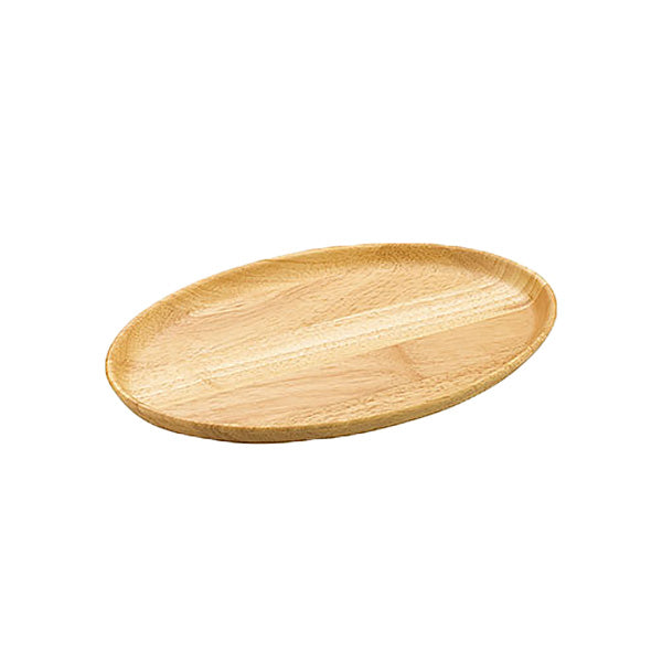 Wooden Oval Tray - Light Brown